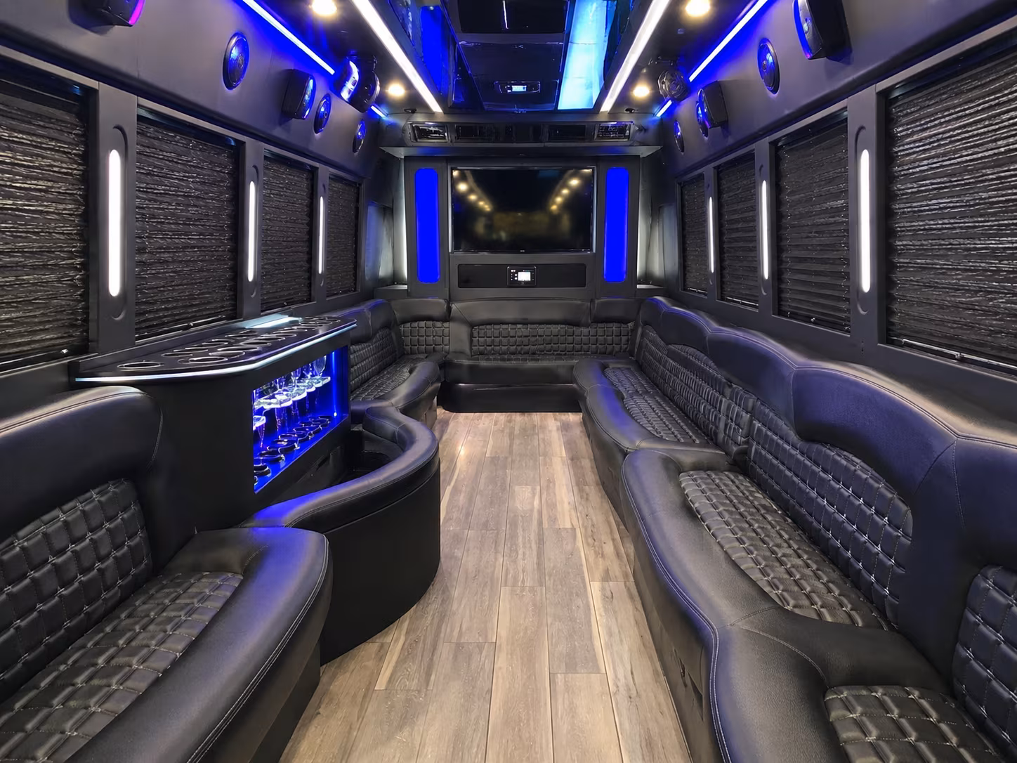 affordable norwalk prom party bus prices split across your group