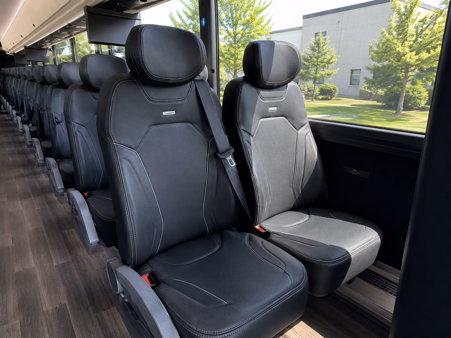 norwalk charter bus interior
